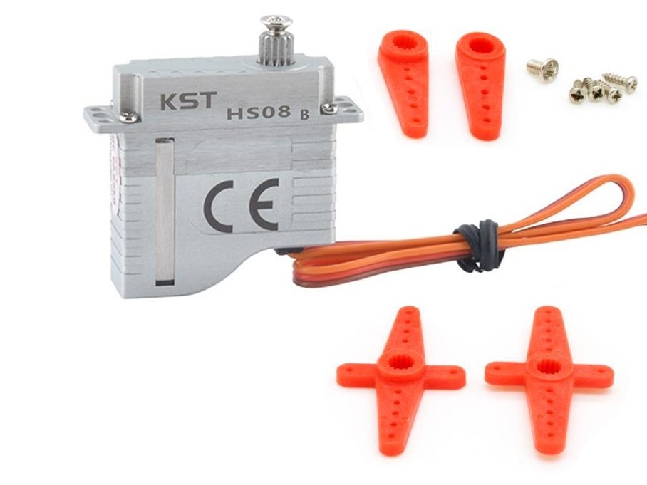 KST Servo HS08-B V6 Digital HV MG, 8mm, Stellkraft 5.2kg/cm – Bild 5