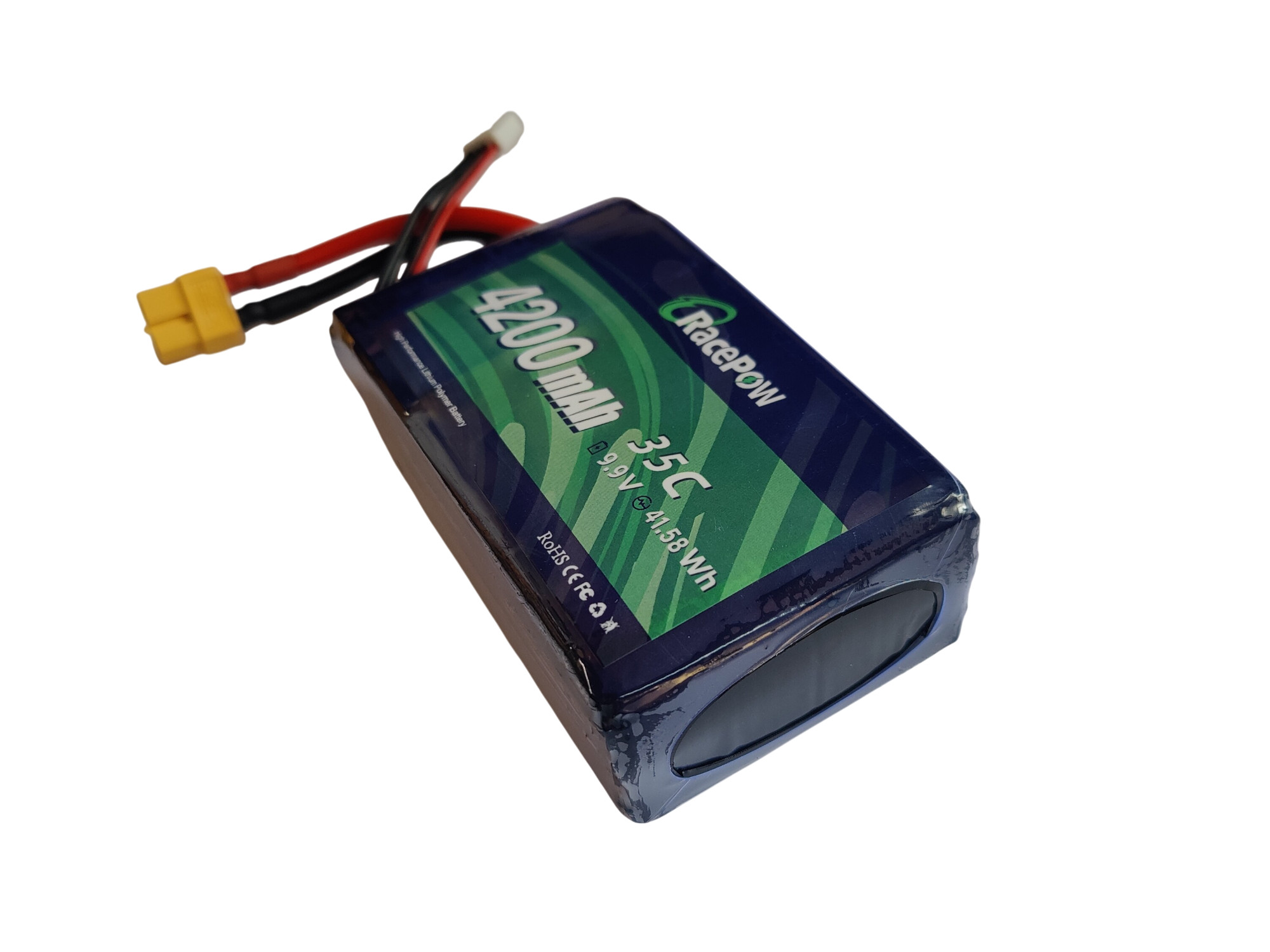 RacePow LiFePo4 Akku 3S / 9.9V - 4200mAh 35C - XT60 – Bild 2