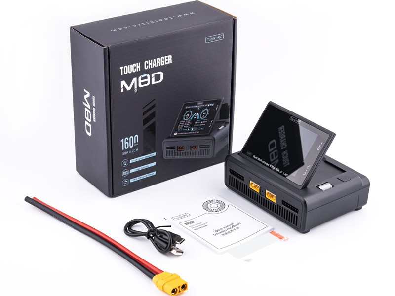 ToolkitRC M8D Dual Ladegerät - 1600W - 2x 30A - 1-8S - DC – Bild 6