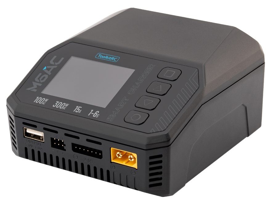 ToolkitRC M6AC Multi Ladegerät - 300W DC / 100W AC - 15A - 1-6S LiPo – Bild 3