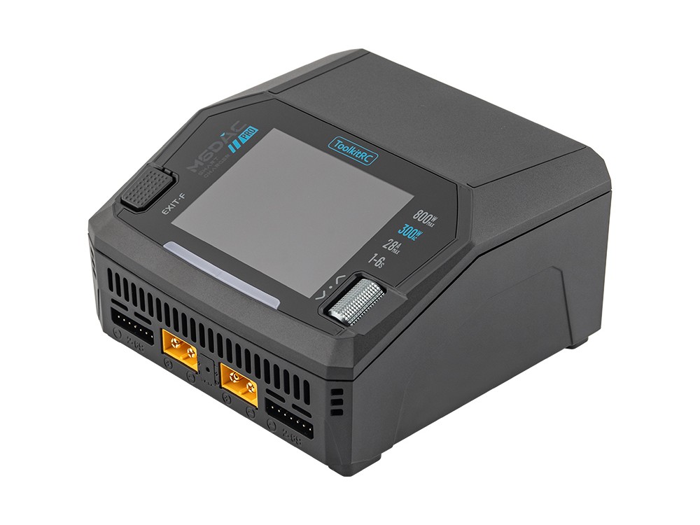 ToolkitRC M6DAC Pro Dual Ladegerät - 800W DC / 300W AC - 1-6S LiPo – Bild 2
