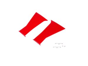 Fahrwerksabdeckungen zu Mustang P-51D Red Tail, 1700mm, FMS - FMSSG315RT