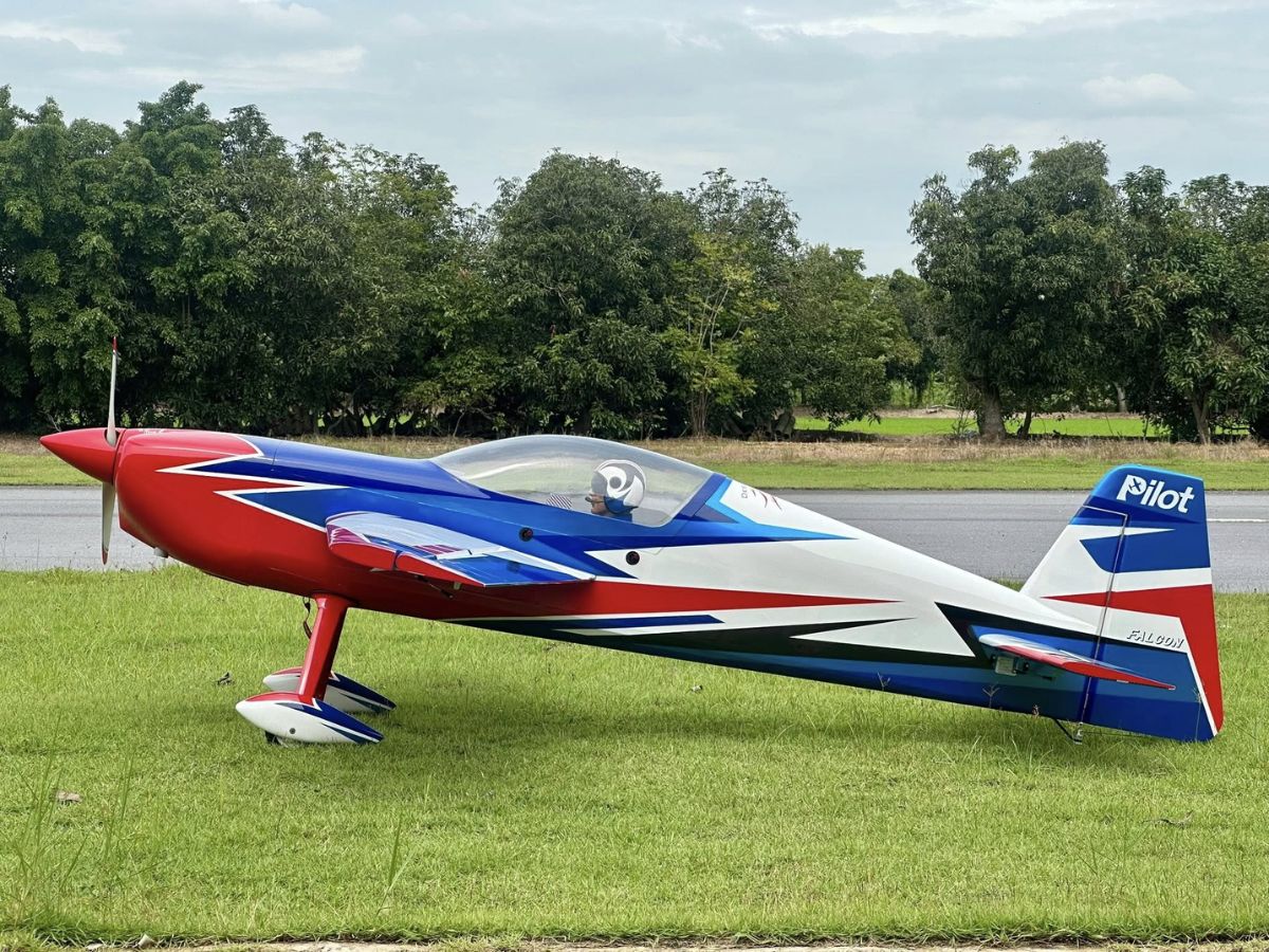 Raven 103 - Carbon Competition - Spw 2600mm - ARF-Set - Rot/Blau - Pilot-RC – Bild 5