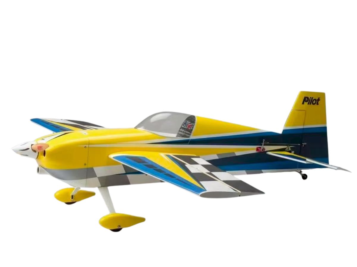 Edge 540 39" Elektro, Spw 965mm, ARF-Set, Gelb/Blau PILOT-RC – Bild 2