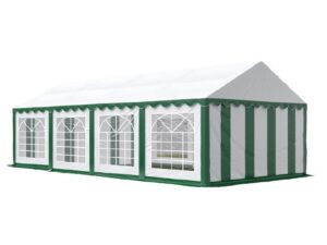 HEBU-Tent - Profi PVC Partyzelt 5x8 m grün