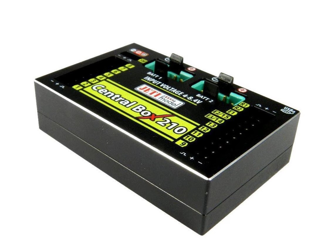 Jeti Akkuweiche Central Box 210 + 2x Rsat2 + RCSW – Bild 3