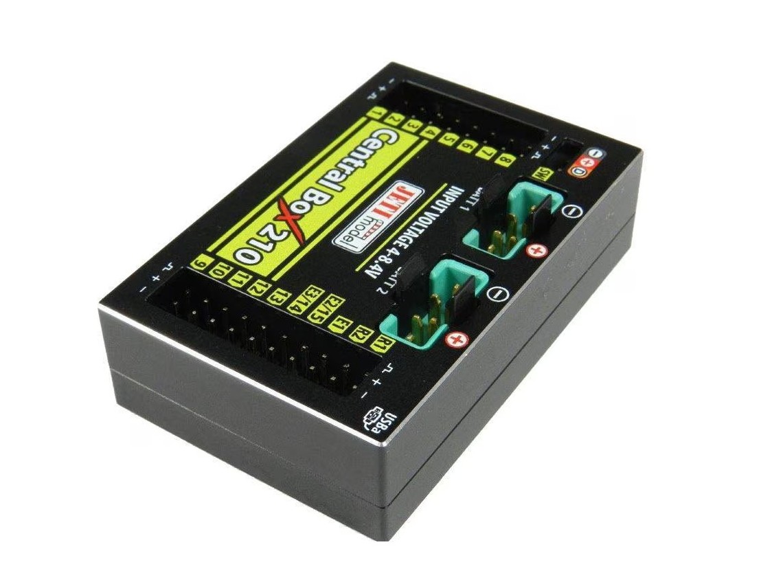 Jeti Akkuweiche Central Box 210 + 2x Rsat2 + RCSW – Bild 4