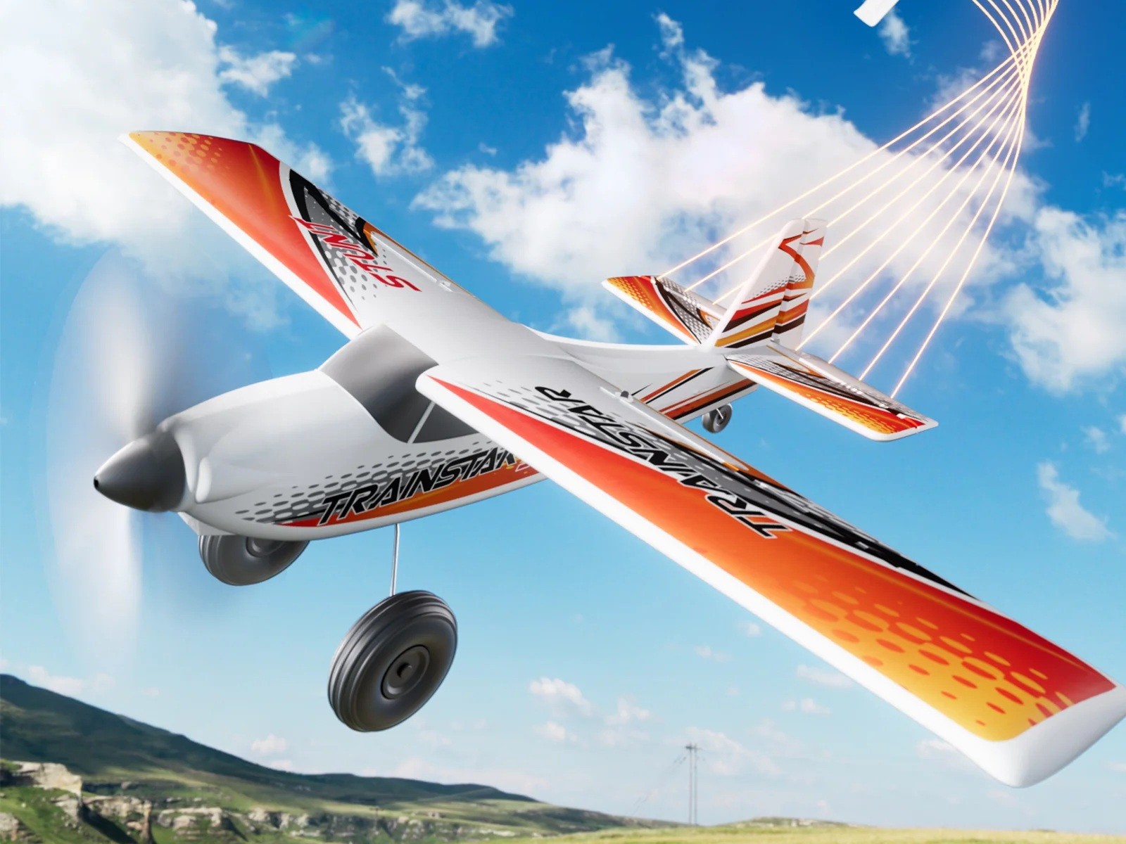 Trainstar Stunt, Spw 500mm, RTF Komplett Set von Volantex – Bild 5