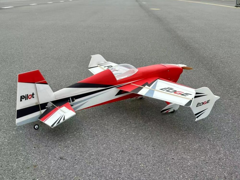 Edge 540 39" Elektro, Spw 965mm, ARF-Set, Rot/Weiss PILOT-RC – Bild 5