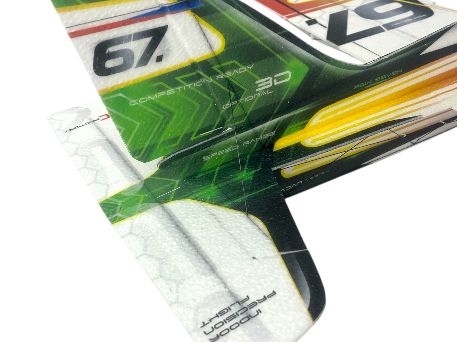 ARES Indoor - green - Spw 870mm - EPP Kit von RC-Factory / Krill Aircraft – Bild 4