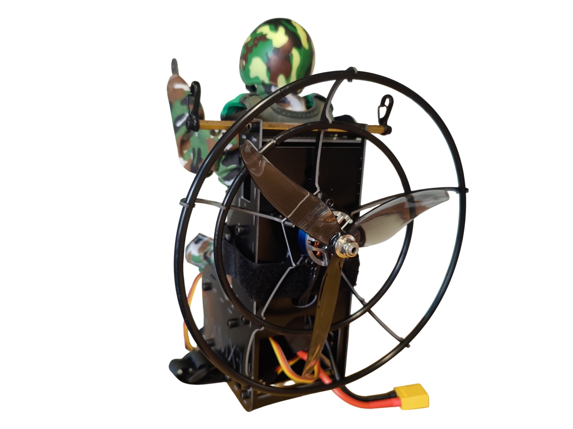 RC Motor-Paraglider Paramotor Gleitschirm - PNP-Set mit Pilot - Spw 2000mm – Bild 3