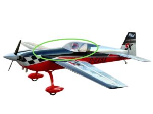 Kabinenhaube EXTRA 330SX-103 Schema 01, Spw 2600mm, PILOT-RC