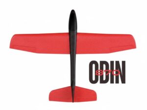 Wurfgleiter / Segler ODIN SCHWARZ / ROT 870 - Spw 870mm aus EPP