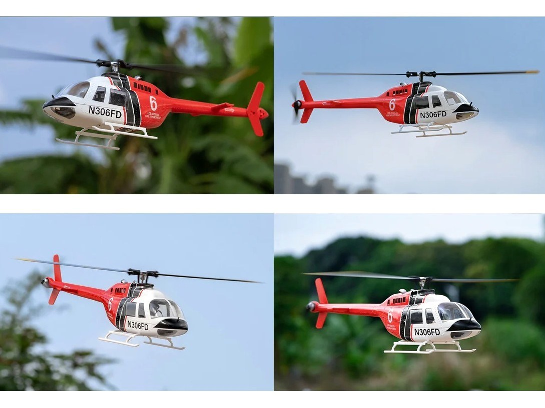 FLY WING Bell-206 V4 - Smart Scale Helikopter - ACE GPS RTF-Set – Bild 5