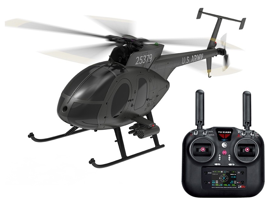 Scale Helicopter MD500 - U.S ARMY - 6-Achs Gyro - GPS RTF-Set