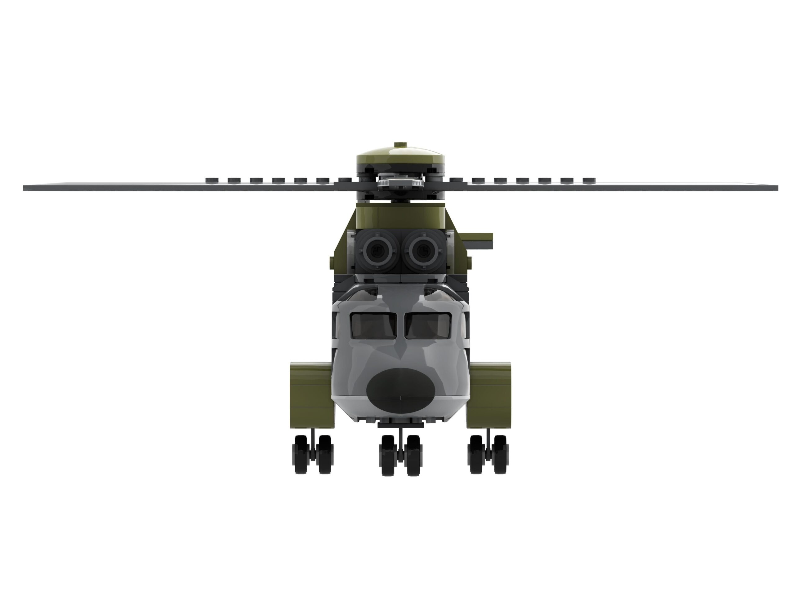 Cougar - Super Puma AS532 Swiss Air Force - ACE Bricks Klemmbaustein-Set – Bild 5