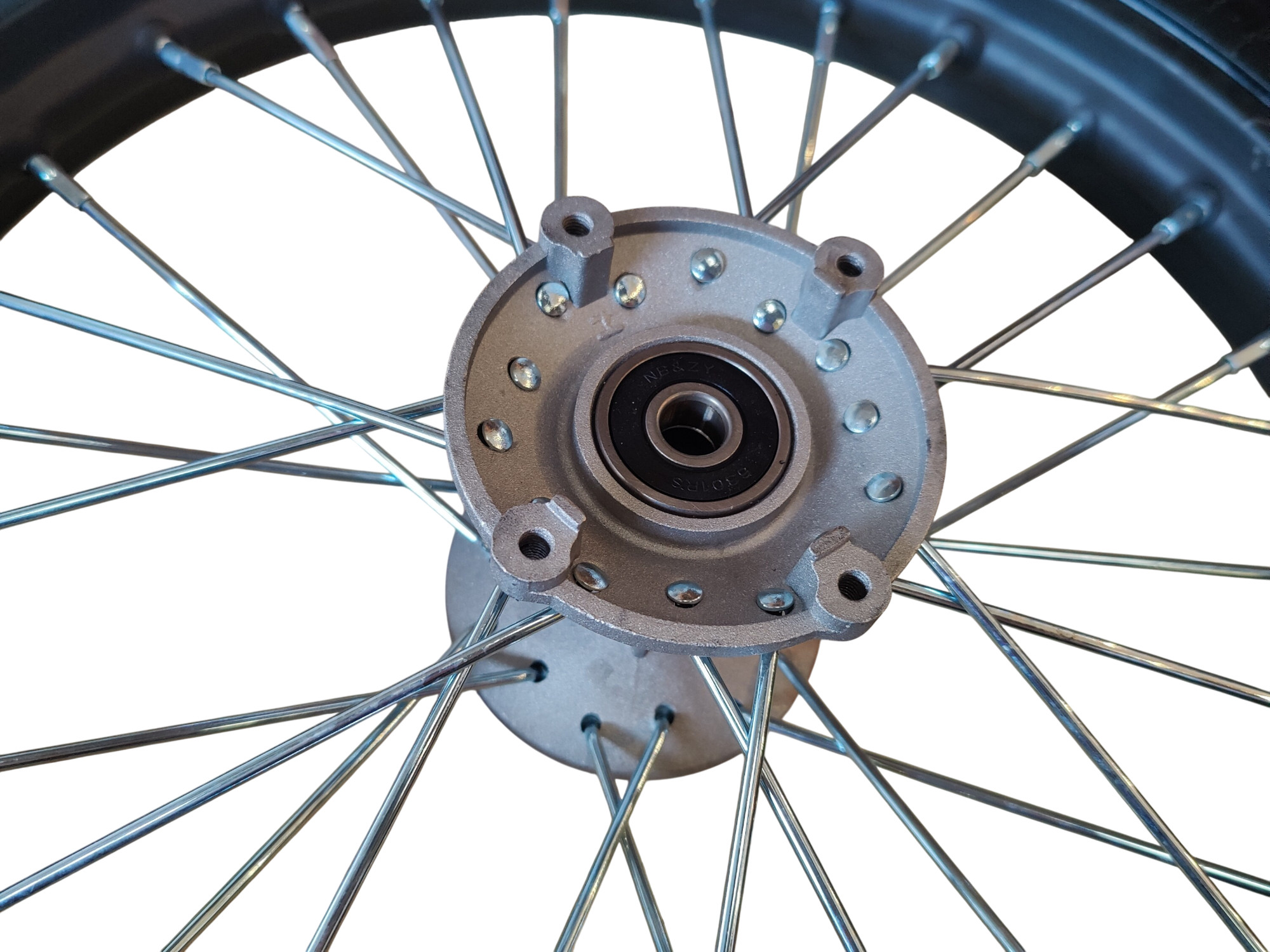 Rad mit Reifen vorne, komplett zu Cross - Dirt Bike 2.50-14 - 60/100-14 – Bild 4