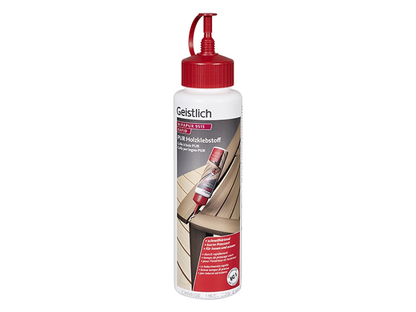 Mirapur 9515 Rapid - Hochfester PUR Holzleim für extreme Belastungen 750g