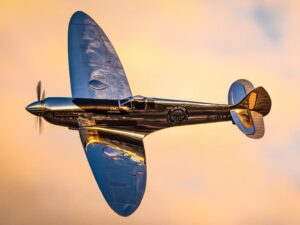 FTL Innovation - Spitfire 2.26m - silber - Carbon - ARF-Set mit Einziehfahrwerk