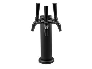 Kegland Triple Tap Black Phantom Schanksäule, Zapfsäule - Schwarz Matt