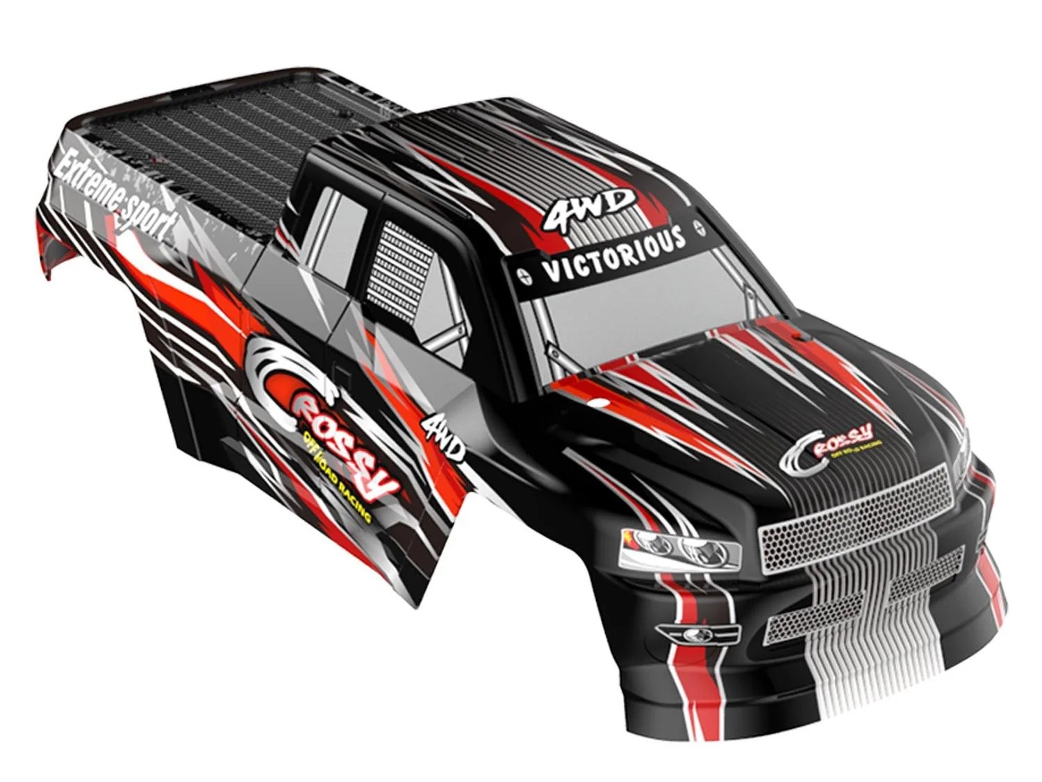 Monster Truck - Crossy blau 4WD RC-Car - RTR-Komplett-Set - 2.4Gh - 1:18, Volantex – Bild 5