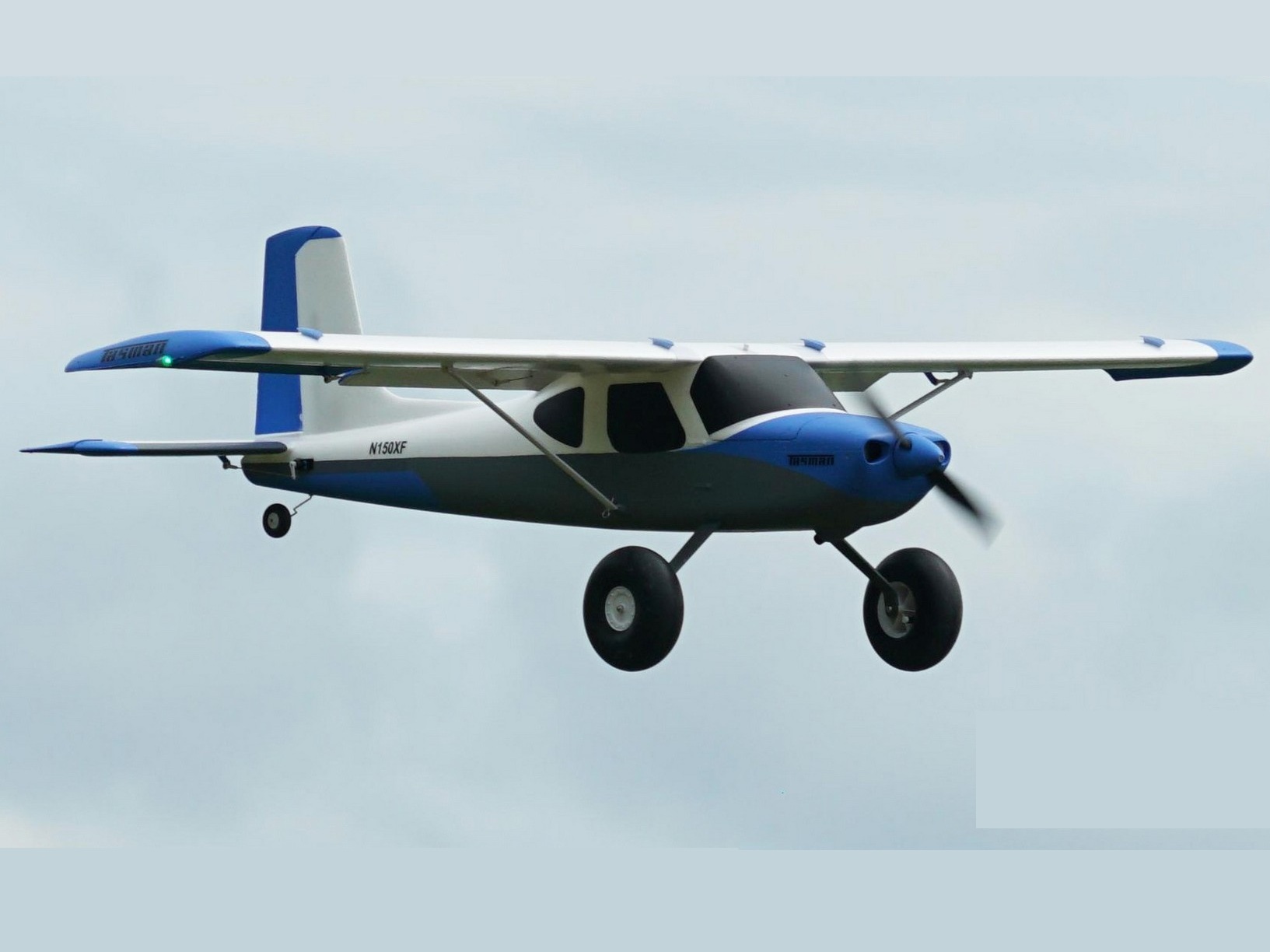 Tasman STOL blau, Spw 1500mm, PNP-Set von XFLY-Model – Bild 3