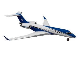 Business Jet J-65 - blau, Twin 40mm Impeller-Jet, Spw 1030mm, PNP-Set, XFLY-Model