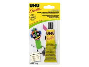 UHU Moosgummi & Flexible Materialien - Creativ Kleber - 33 ml - Blister