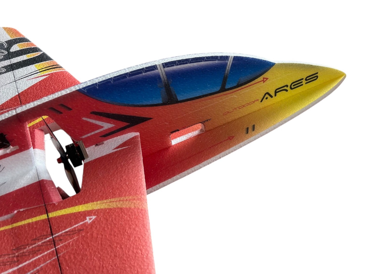 ARES XL Outdoor - rot - Spw 1000mm - EPP Kit von RC-Factory / Krill Aircraft – Bild 3