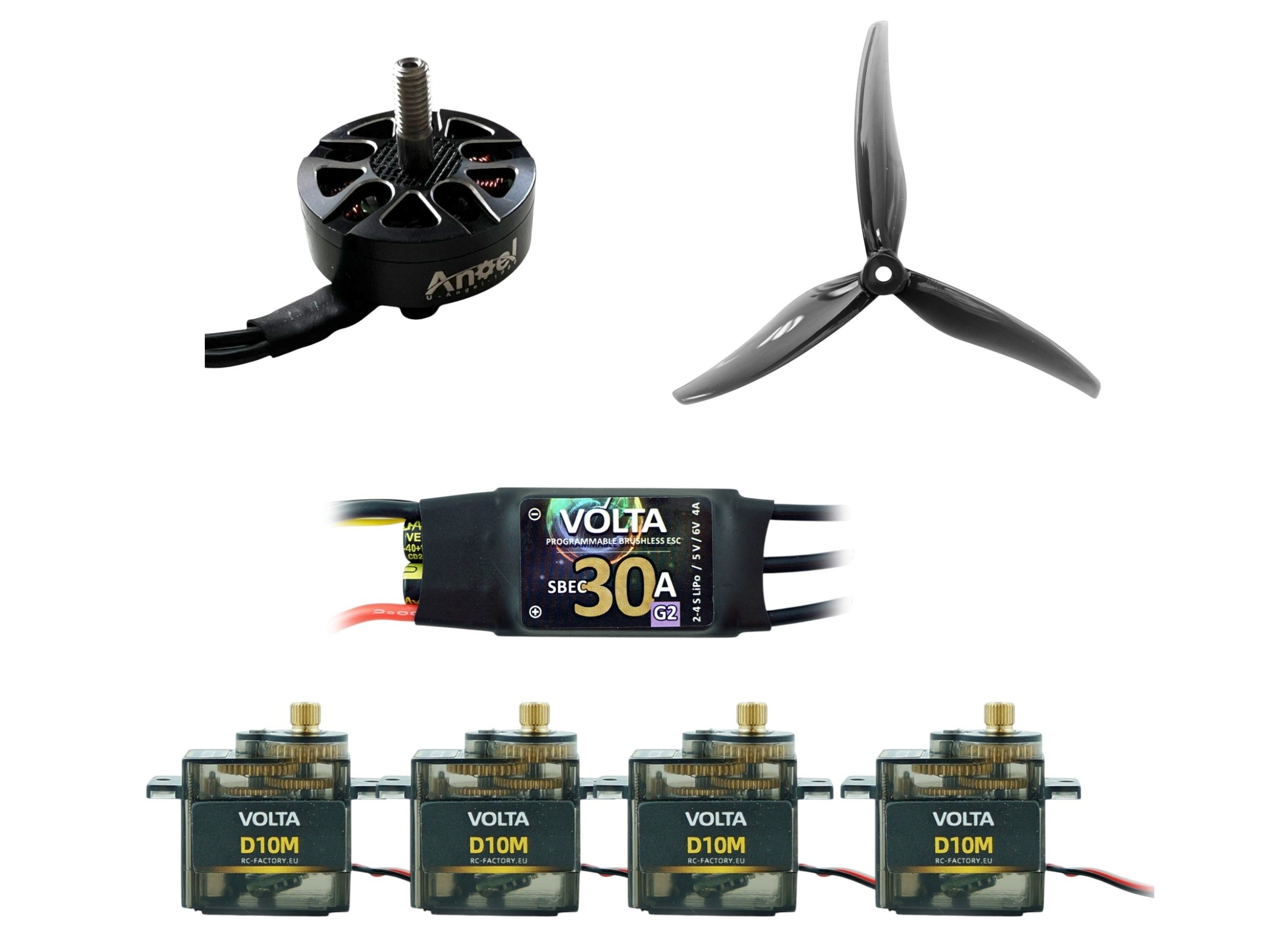 Antriebs-Set - Setup zu Ares XL Outdoor von RC-Factory