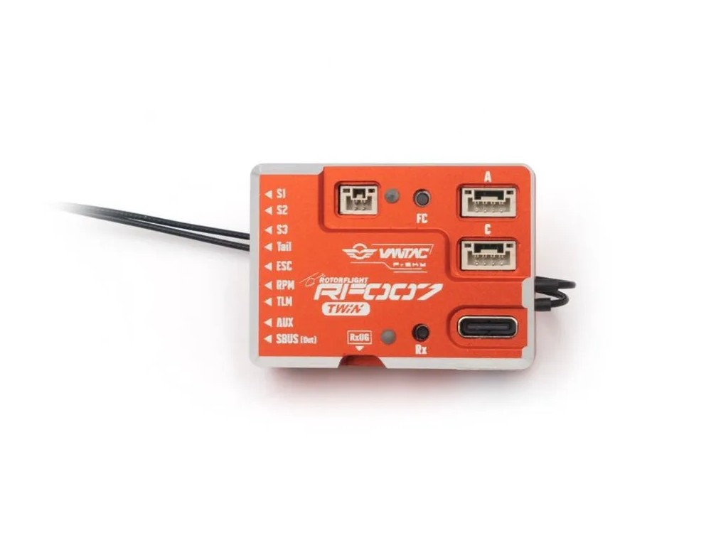 FrSky Rotorflight VANTAC RF007 Twin - Flybarless - FBL Flight Controller