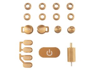 RadioMaster CNC Aluminium Schalterset gold - TX16S MK3 MAX