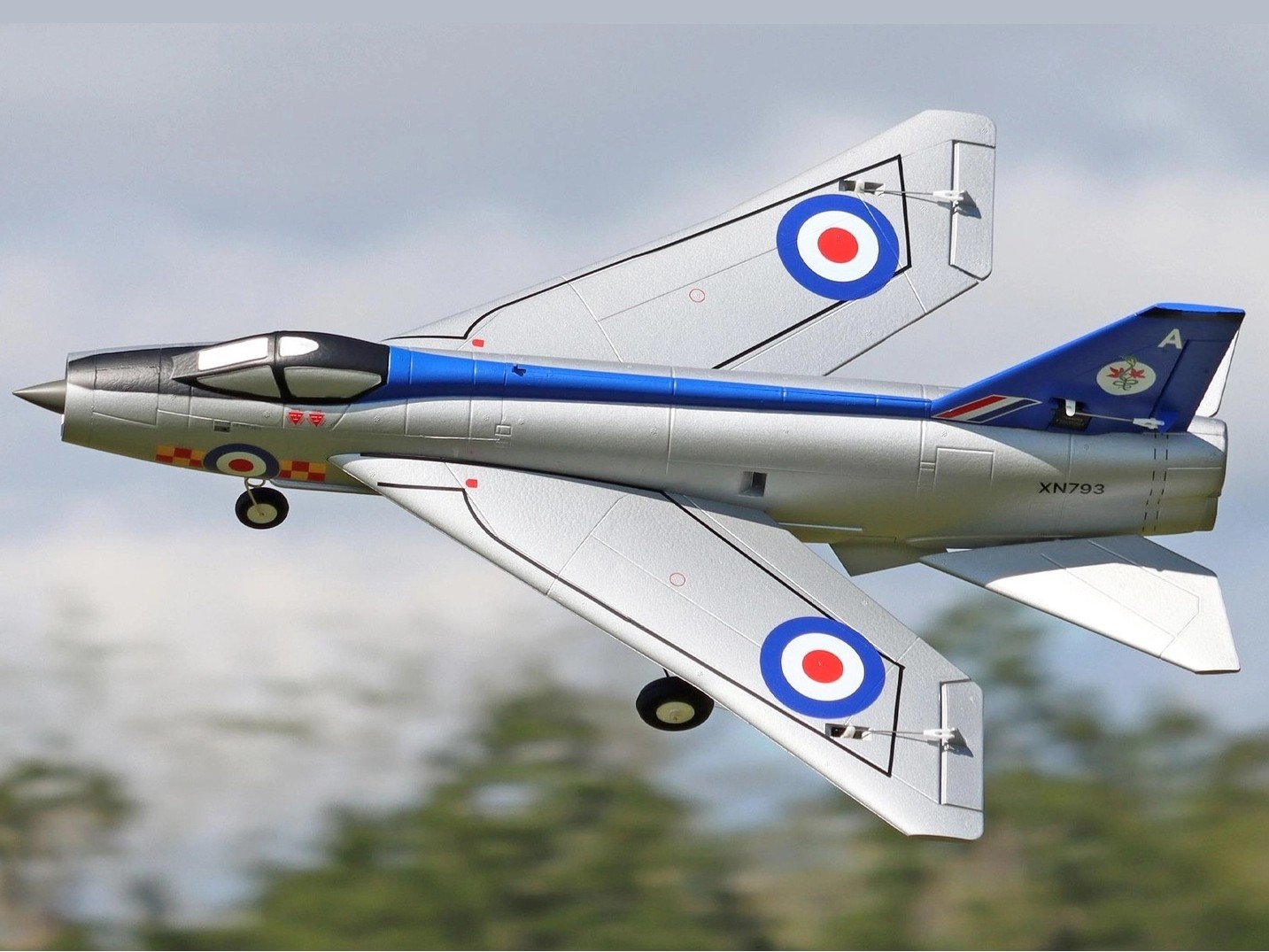 BAC Lightning 64mm EDF Jet, Spw 583mm, PNP-Set, Freewing