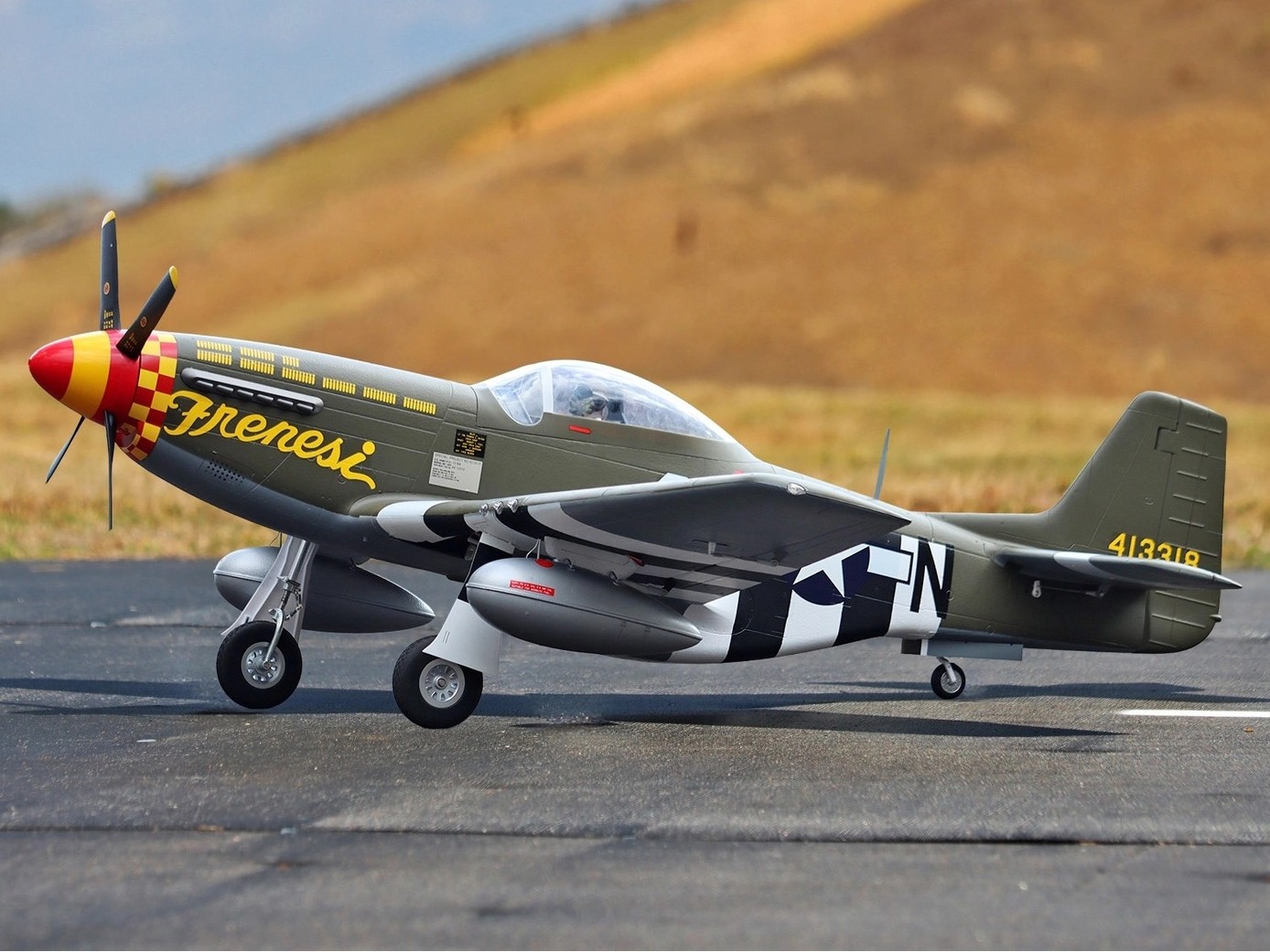 P-51D Mustang, Spw 1600mm, PNP-Set, FlightLineRC / Freewing – Bild 2