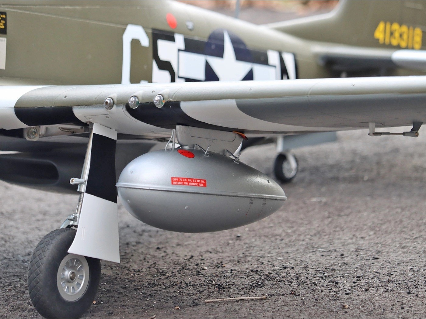 P-51D Mustang, Spw 1600mm, PNP-Set, FlightLineRC / Freewing – Bild 6