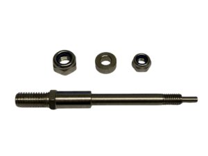 Radachse 100ccm aus Stahl, Ø 6mm, Achslänge 37mm, Gewinde M6 - 2er Set - Pilot-RC