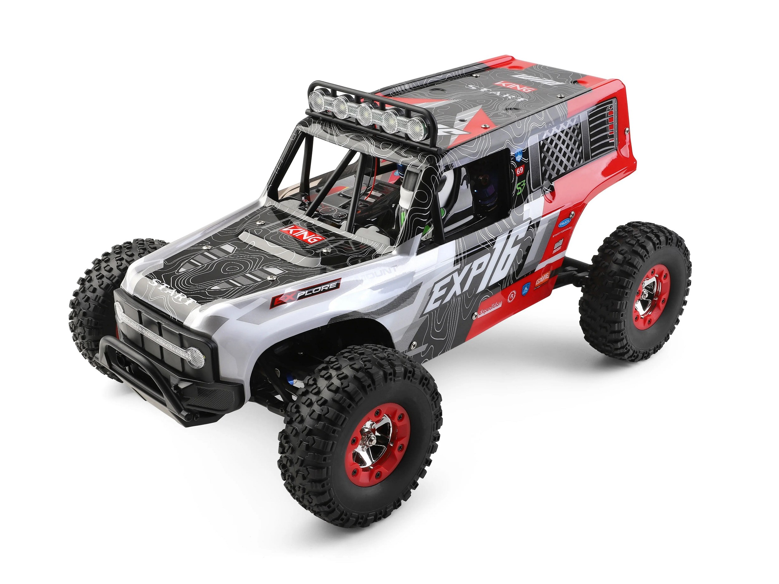 WLToys Offroad Wrangler RC Crawler EXP16 4WD 124006 - RTF-Set - 1:12 – Bild 2