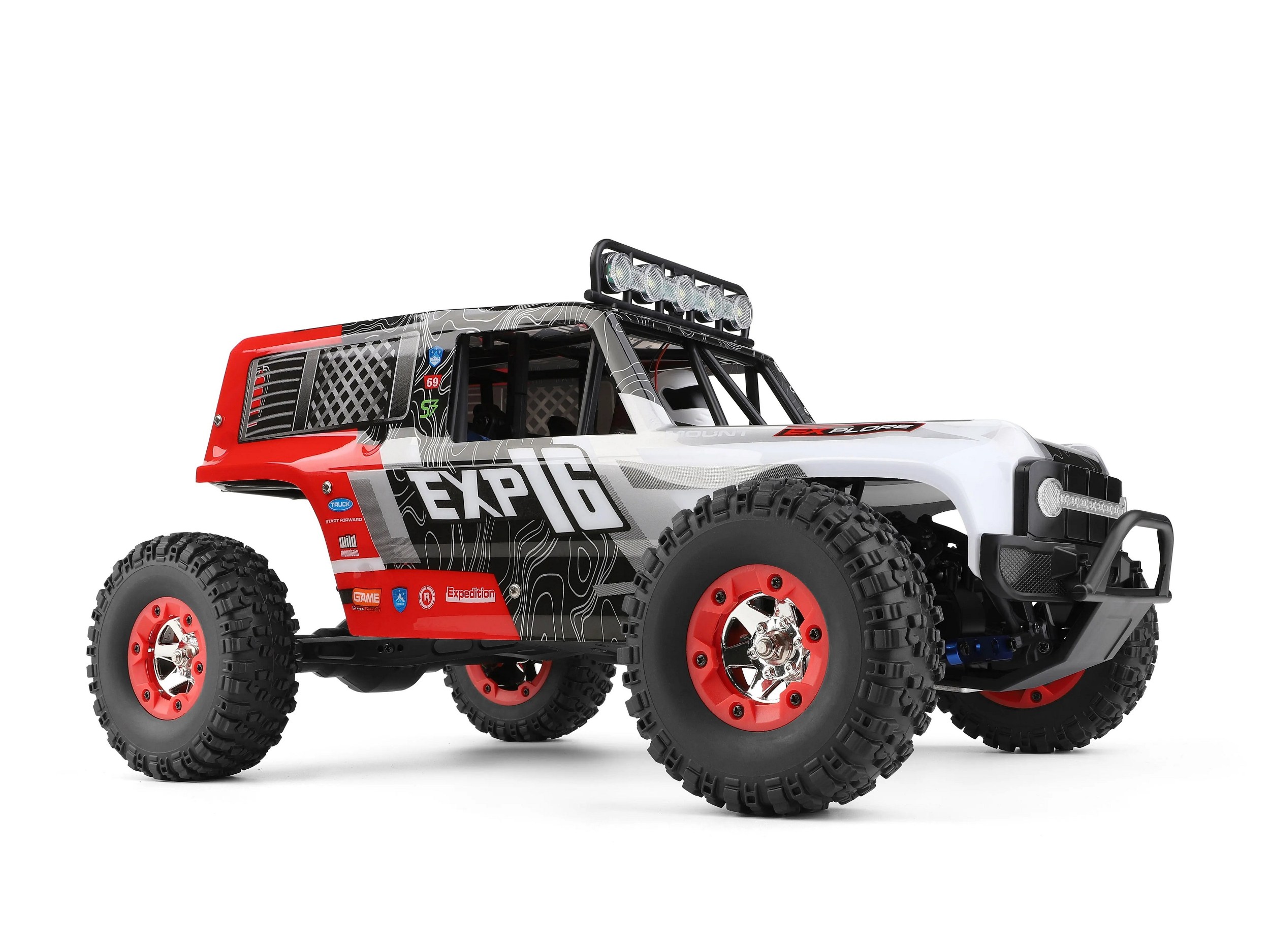 WLToys Offroad Wrangler RC Crawler EXP16 4WD 124006 - RTF-Set - 1:12 – Bild 3