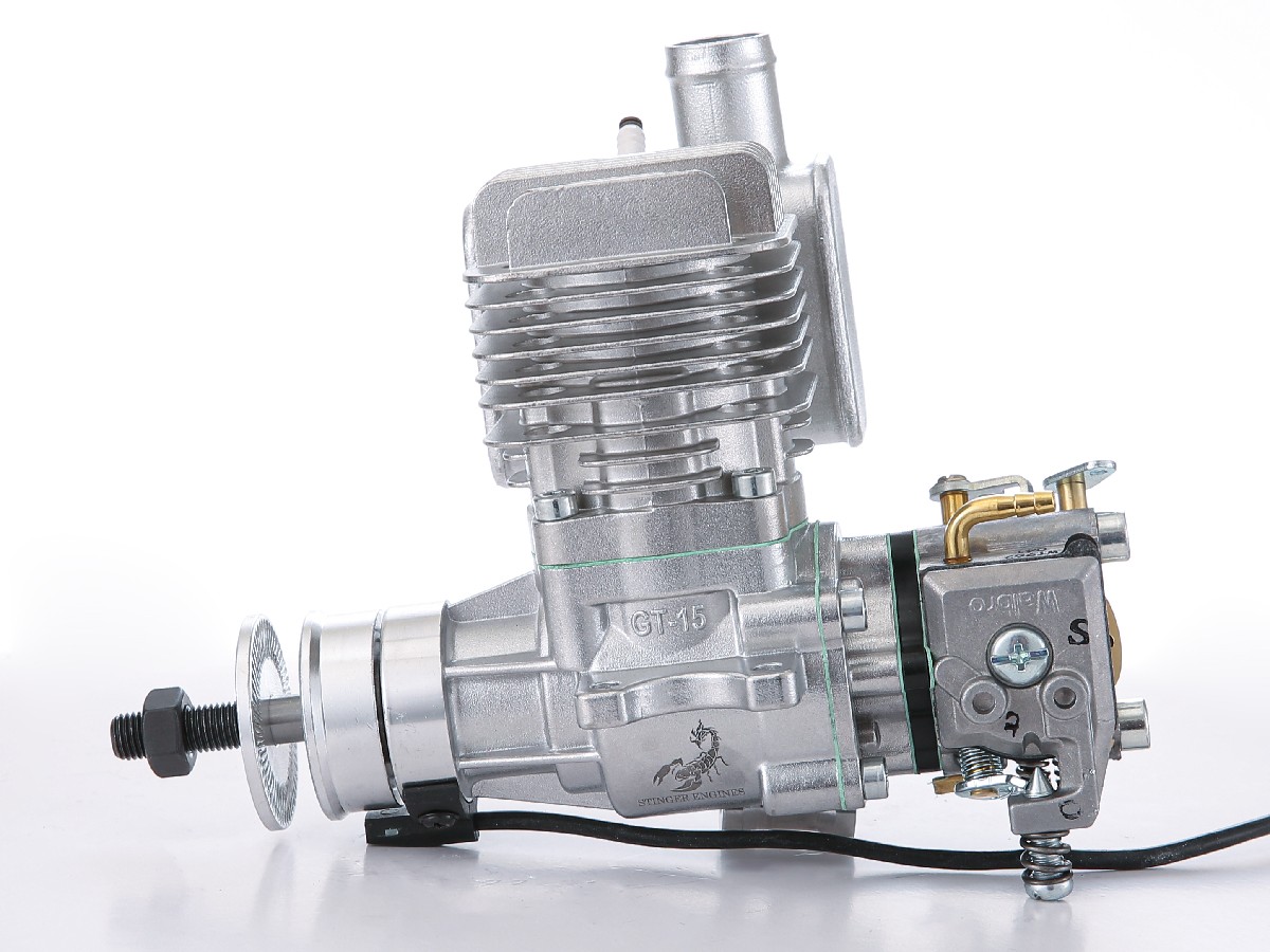 Stinger 15cc SE 1-Zylinder Benzinmotor mit Seitenauslass – Bild 3