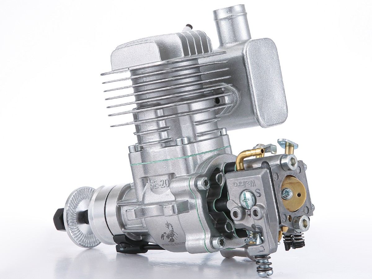 Stinger 20cc SE 1-Zylinder Benzinmotor mit Seitenauslass – Bild 3
