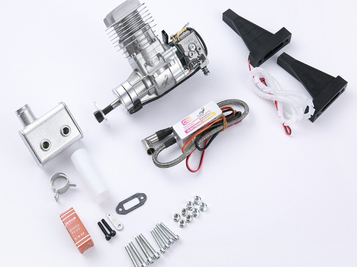 Stinger 20cc SE 1-Zylinder Benzinmotor mit Seitenauslass – Bild 4