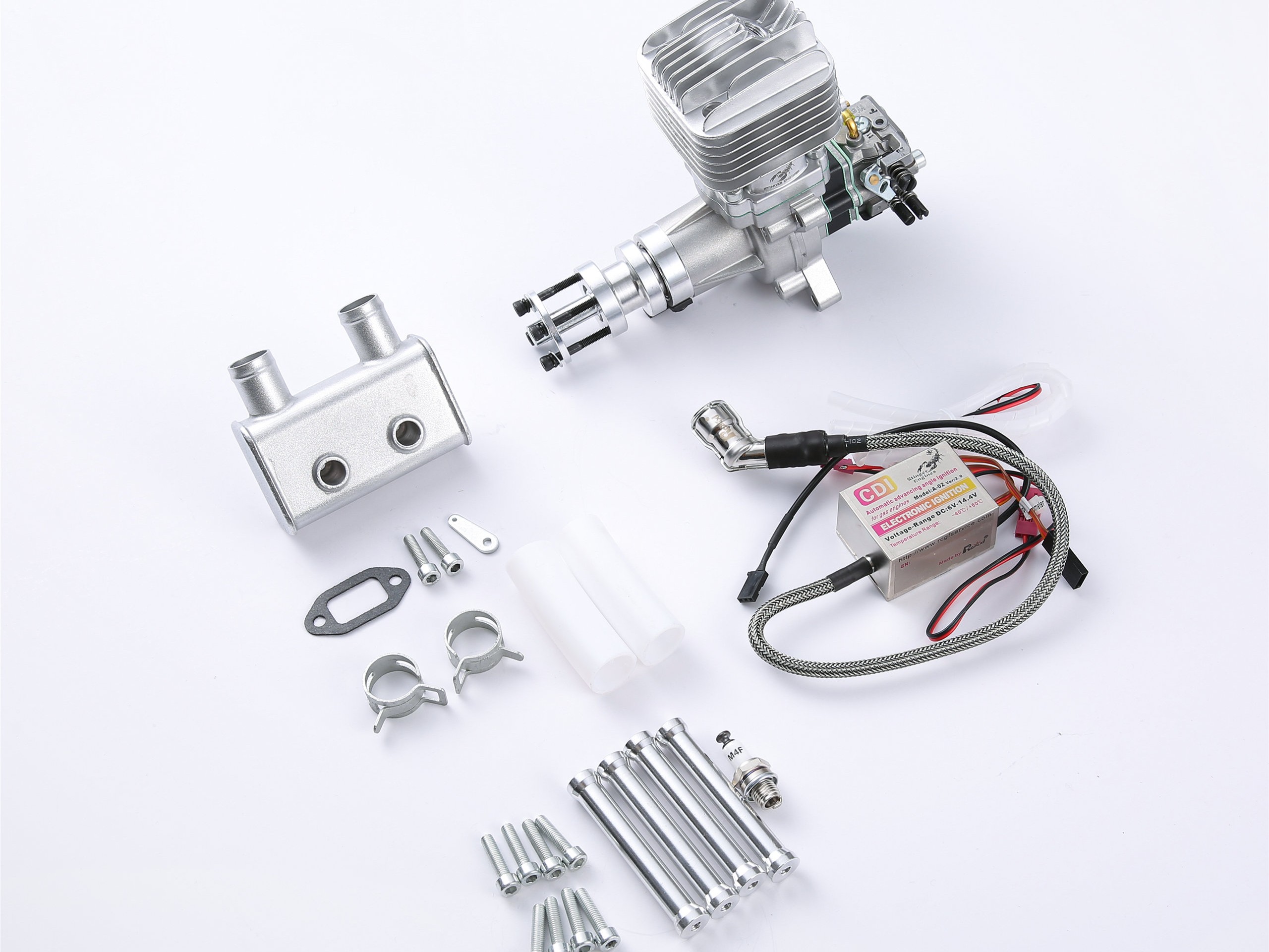 Stinger 35cc RE 1-Zylinder Benzinmotor mit Heckauslass – Bild 4