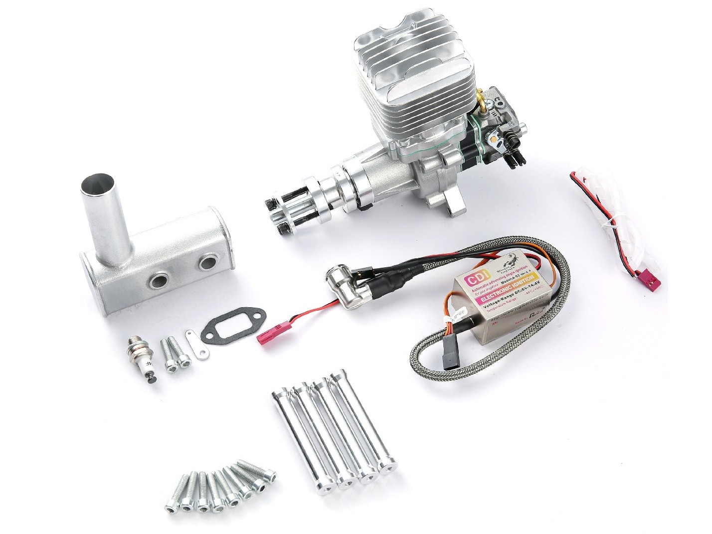 Stinger 35cc SE 1-Zylinder Benzinmotor mit Seitenauslass – Bild 4