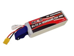 HEAT-RC, LiPo Akku 6S / 22.2V, 10000mAh 25C-50C - XT90