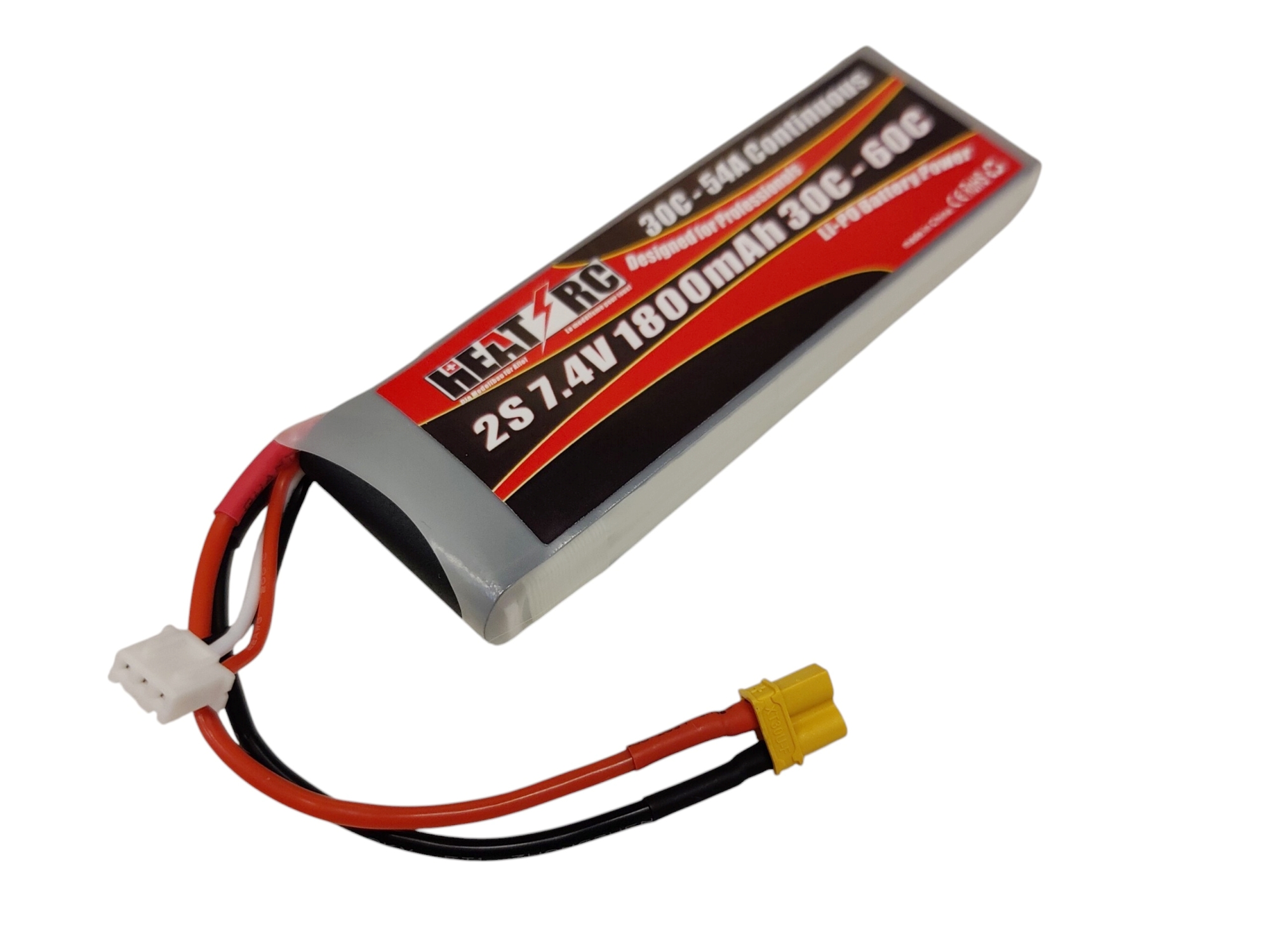HEAT-RC, LiPo Akku 2S / 7.4V 1800mAh 30C - XT30 – Bild 2