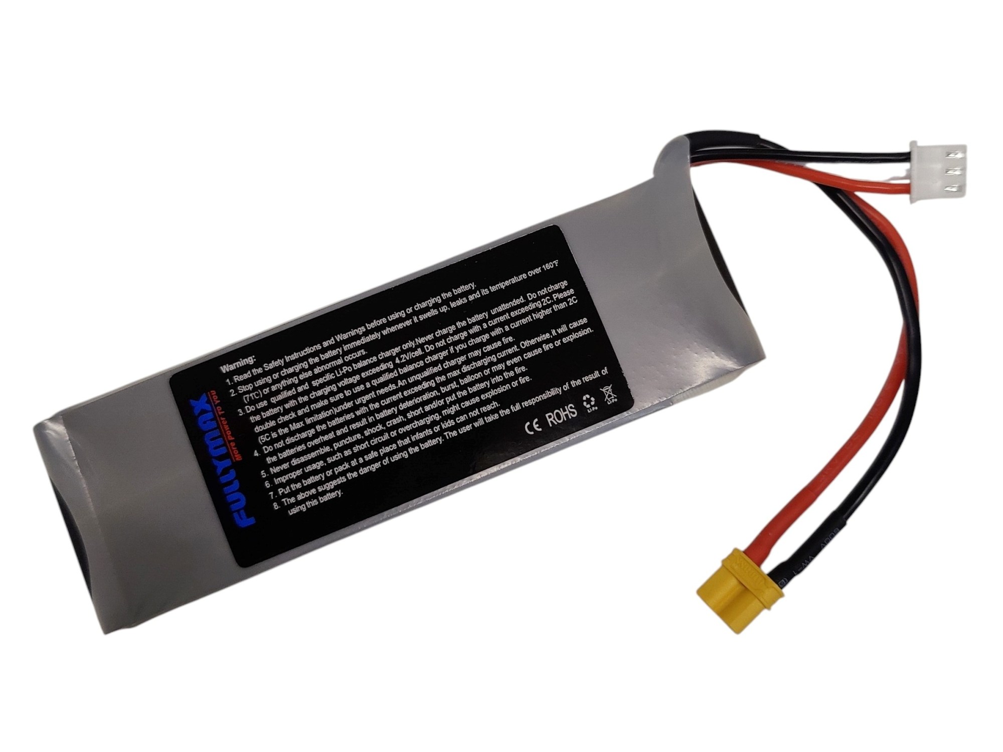 HEAT-RC, LiPo Akku 2S / 7.4V 1800mAh 30C - XT30 – Bild 3