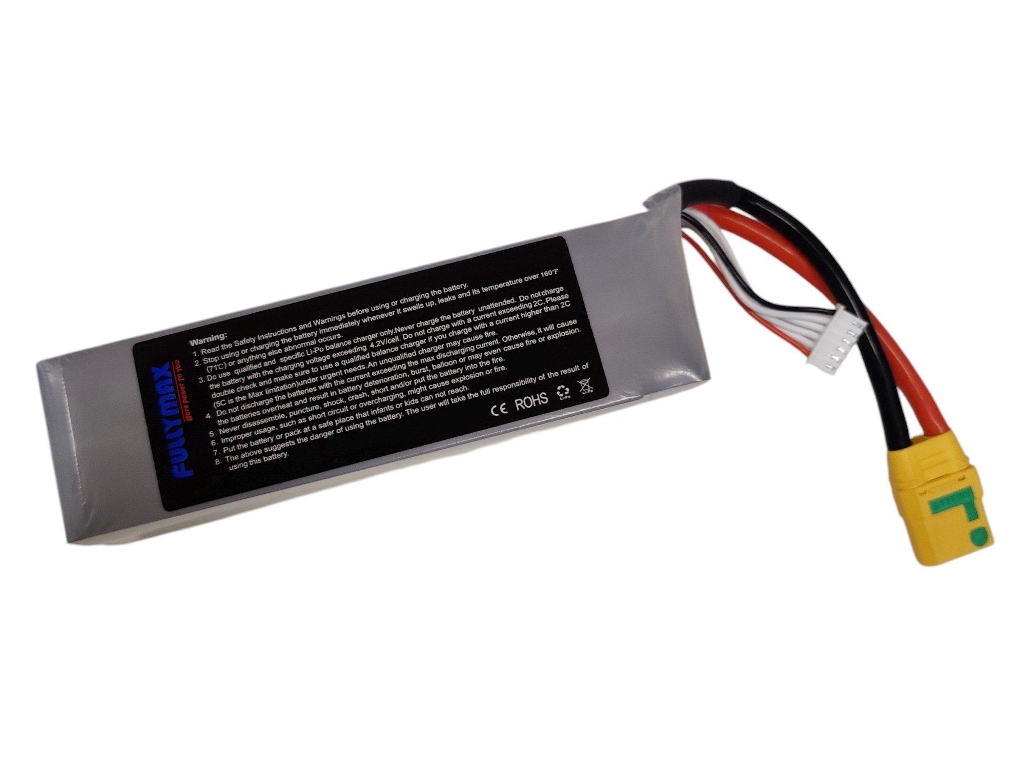 HEAT-RC, LiPo Akku 5S / 18.5V, 5000mAh 40C - XT90 – Bild 3