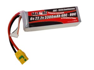 HEAT-RC, LiPo Akku 6S / 22.2V, 3300mAh 40C-80C - XT90