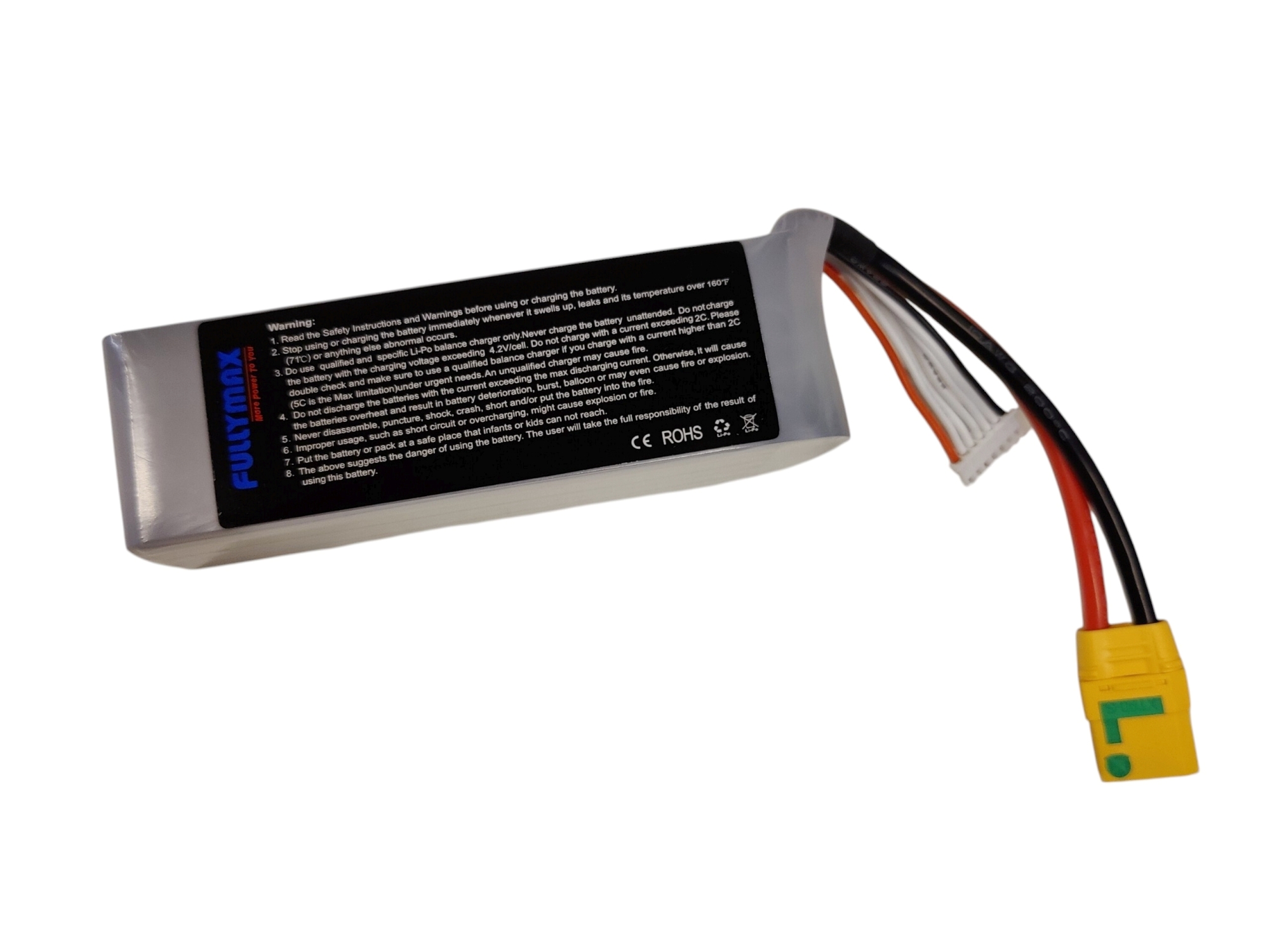 HEAT-RC, LiPo Akku 6S / 22.2V, 3300mAh 40C-80C - XT90 – Bild 3