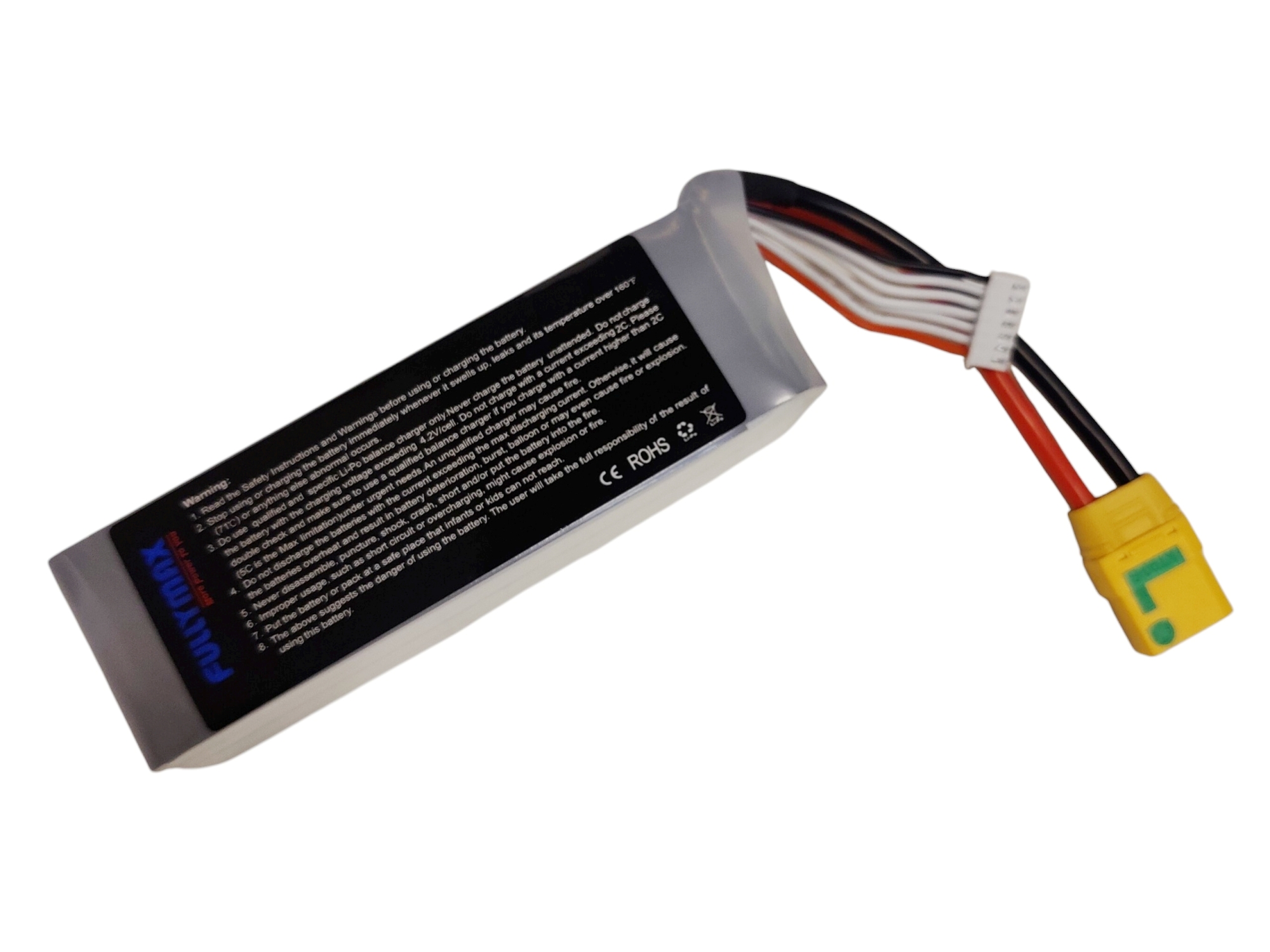 HEAT-RC, LiPo Akku 6S / 22.2V, 3700mAh 40C-80C - XT90 – Bild 3